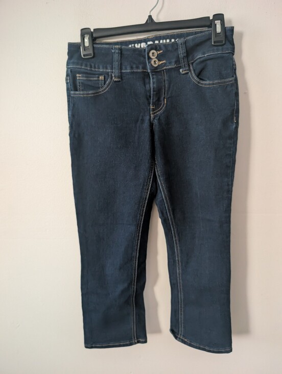 Hydraulic Denim - Hydraulic Women's Dark Wash Denim Capri Jeans Size 5/6